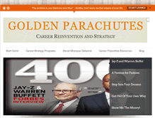 Tablet Screenshot of golden-parachutes.com